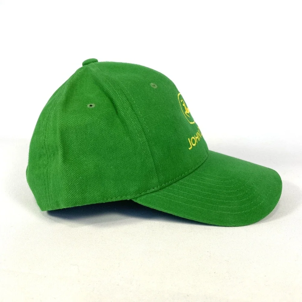 John Deere Green Trucker Hat Snapback Mesh Farm Tractor Cap Adult OS NWT